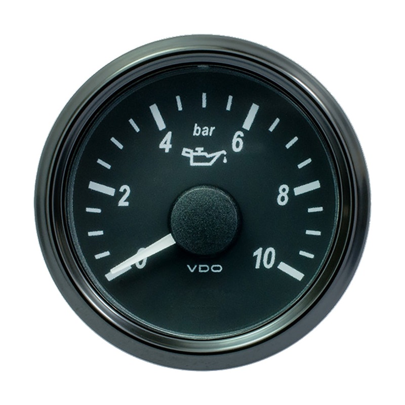 VDO SingleViu 52mm (2-1/16) Oil Pressure Gauge – 150 PSI – 0-4.5V [A2C3832700030]
