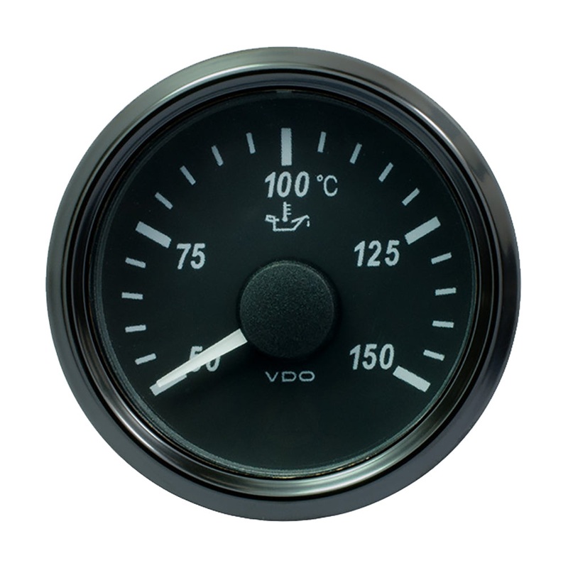 VDO SingleViu 52mm (2-1/16) Oil Temp. Gauge – 150 C – 322-18 Ohm [A2C3833380030]
