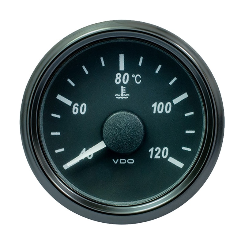 VDO SingleViu 52mm (2-1/16) Water Temp. Gauge – 120 C – 291-22 ohm [A2C3833320030]