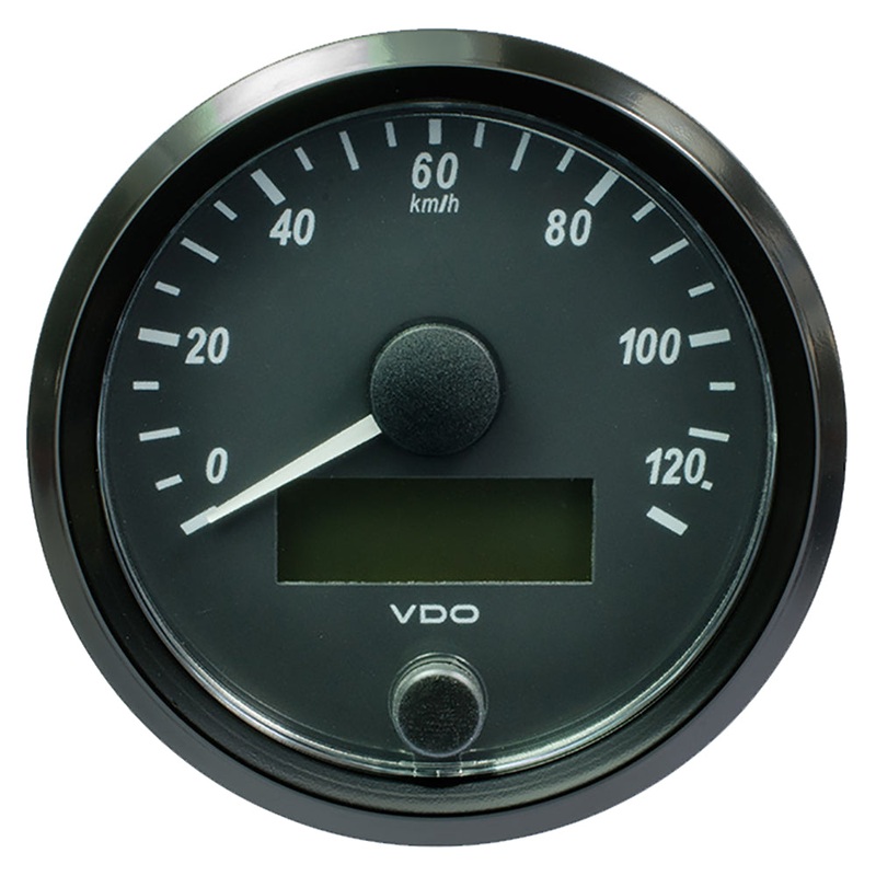 VDO SingleViu 80mm (3-1/8) Speedometer – 140MPH [A2C3832920030]
