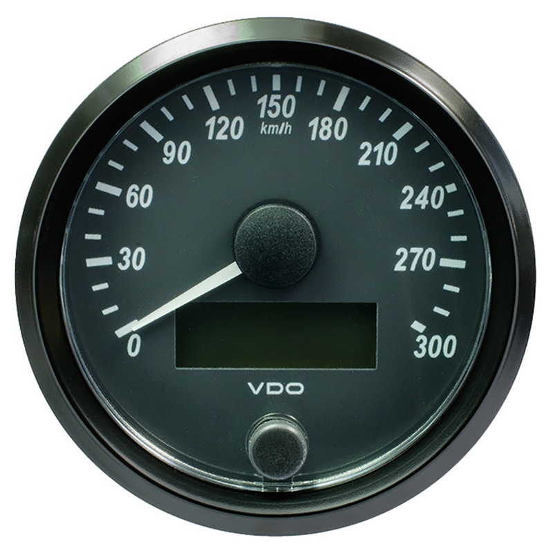 VDO SingleViu 80mm (3-1/8) Speedometer – 300 KM/H [A2C3832950030]