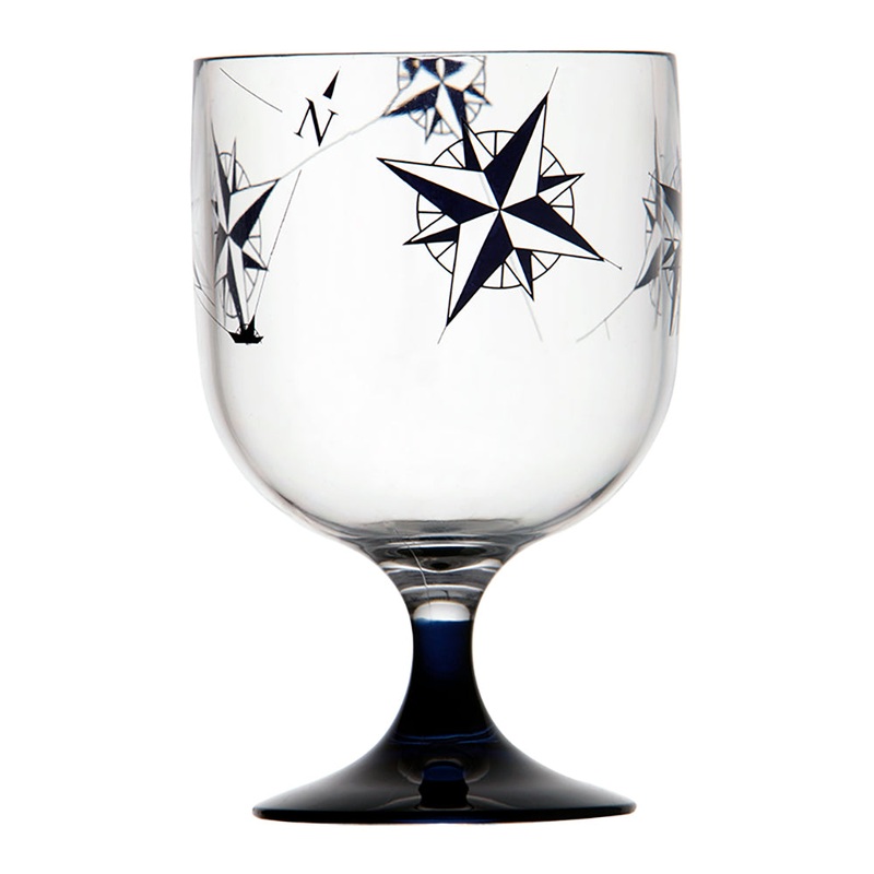 Marine Business Stackable Water/Wine Glass – NORTHWIND – Set of 6 [15109C]