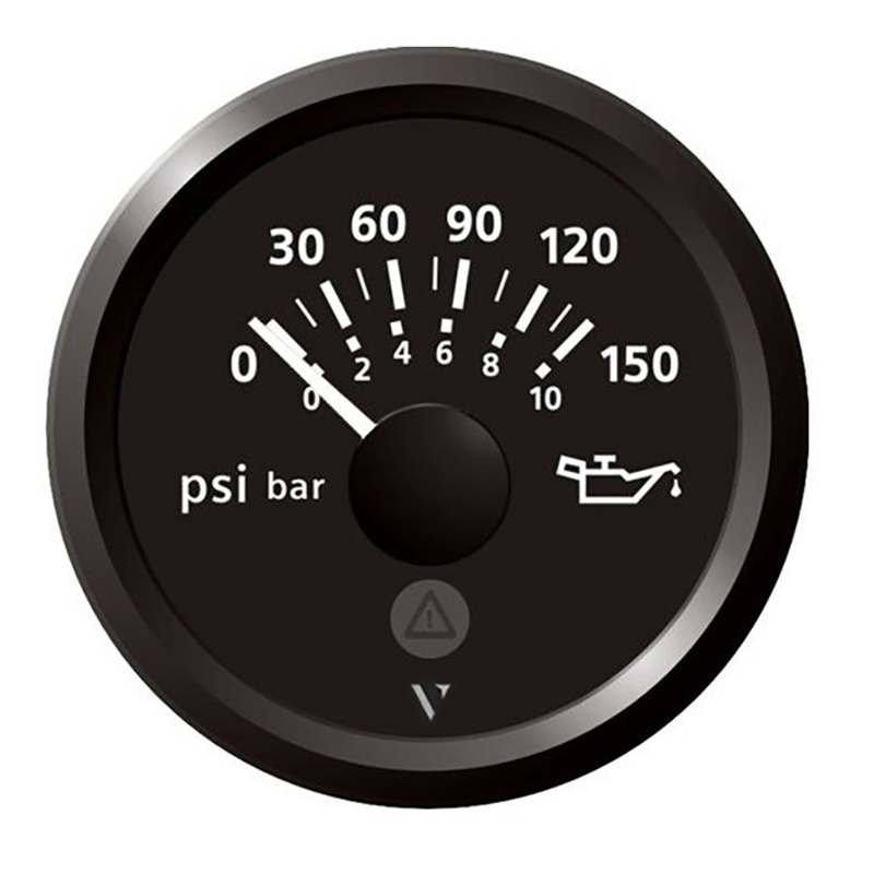 Veratron 52mm (2-1/16) Viewline Engine Oil Pressure 150 PSI – Black Dial  Bezel [A2C59514117]