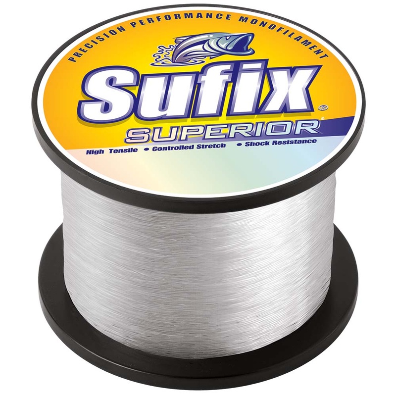 Sufix Superior Clear Monofilament – 25lb – 2145 yds [645-125]