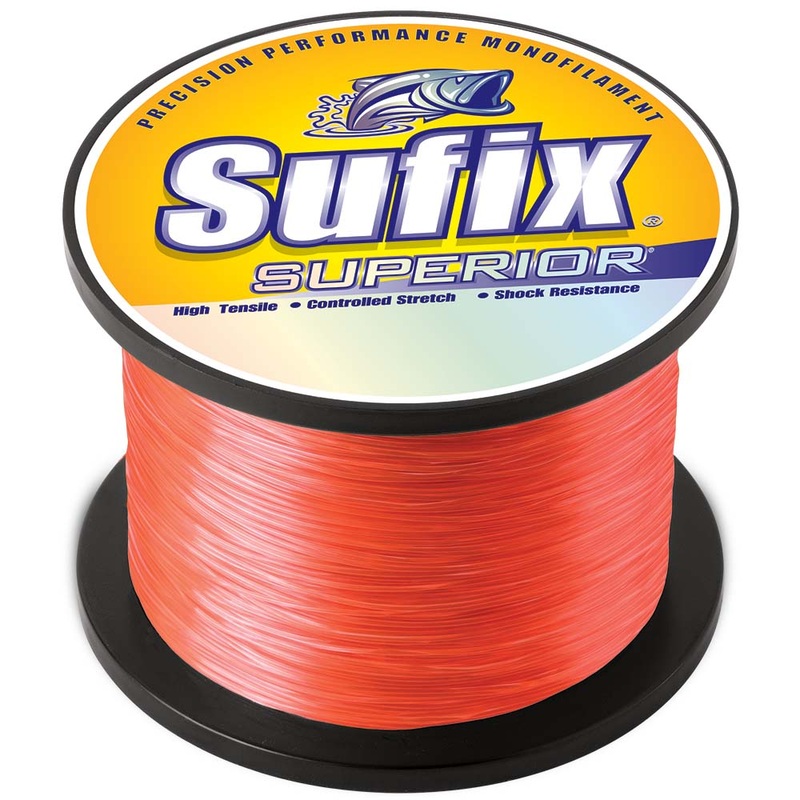 Sufix Superior Neon Fire Monofilament – 40lb – 370 yds [636-140]