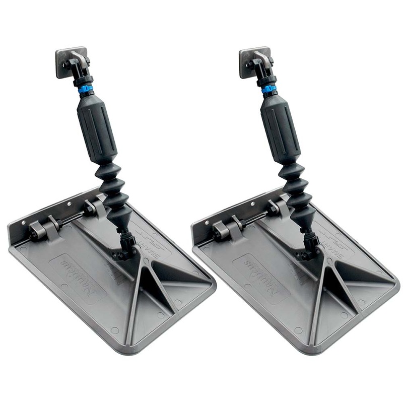 Nauticus SX 9.5 x 10 Smart Tabs 18-22 Boats w/80lb Actuators – 150-240HP – Gunmetal Grey [SXG9510-80]