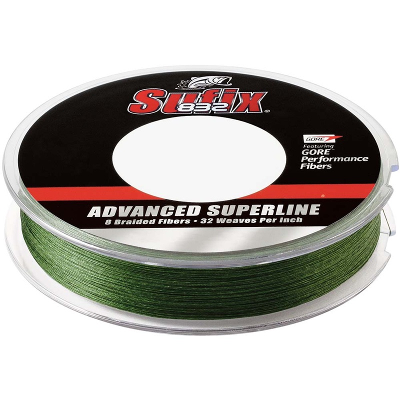 Sufix 832 Advanced Superline Braid – 10lb – Low-Vis Green – 150 yds [660-010G]