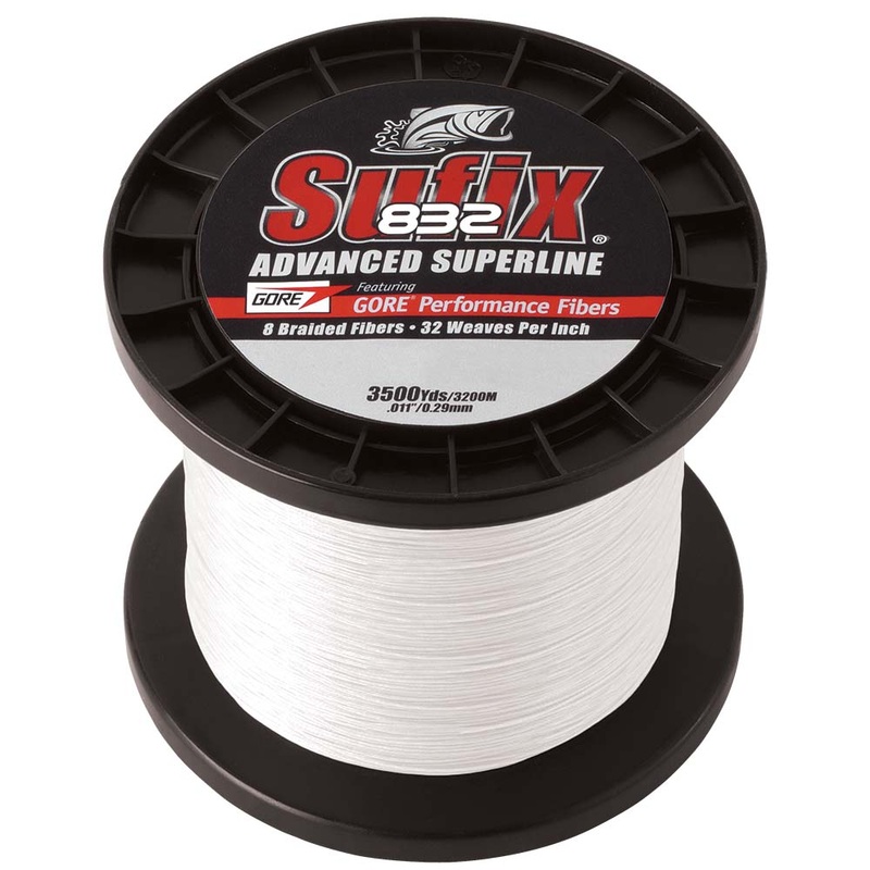 Sufix 832 Advanced Superline Braid – 20lb – Ghost – 3500 yds [660-420GH]