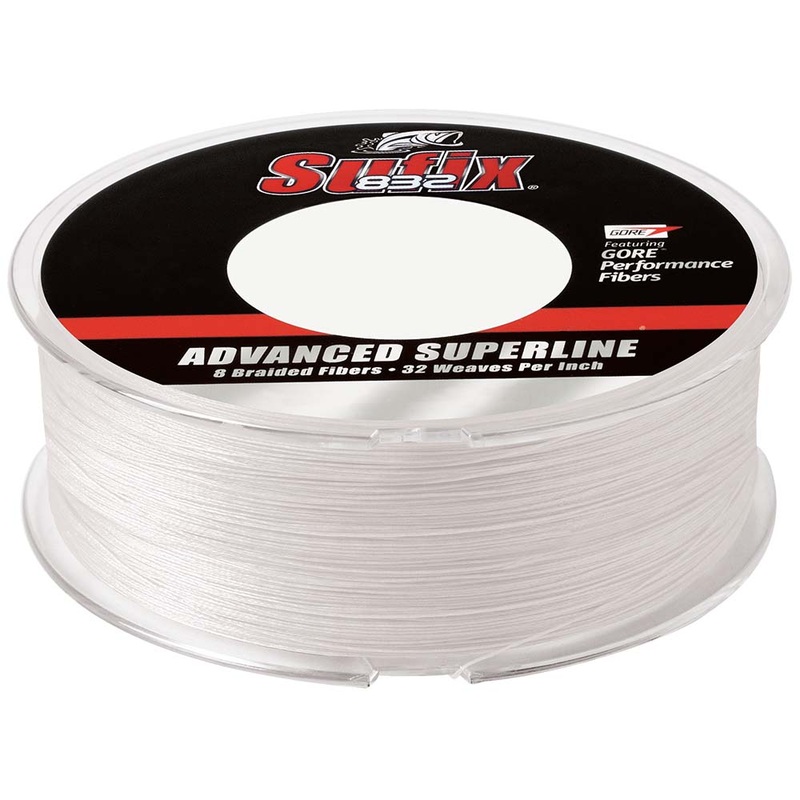 Sufix 832 Advanced Superline Braid – 20lb – Ghost – 600 yds [660-220GH]
