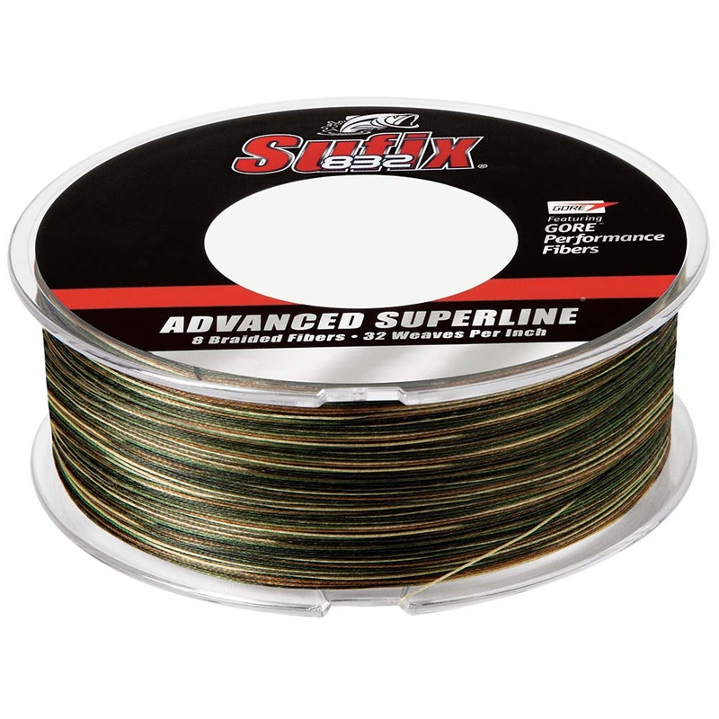 Sufix 832 Advanced Superline Braid – 6lb – Camo – 600 yds [660-206CA]