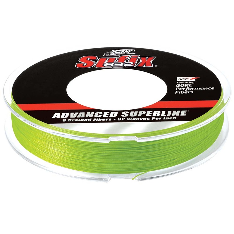 Sufix 832 Advanced Superline Braid – 6lb – Neon Lime – 150 yds [660-006L]
