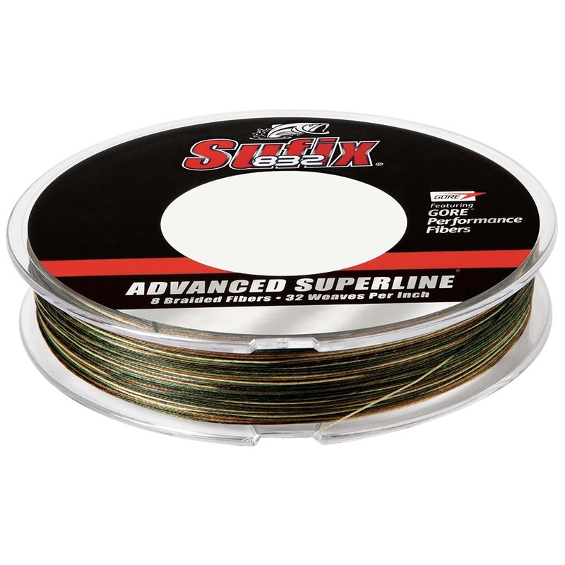 Sufix 832 Advanced Superline Braid – 8lb – Camo – 150 yds [660-008CA]