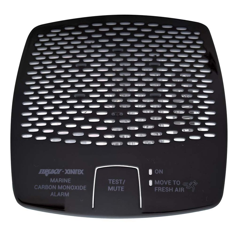 Fireboy-Xintex CO Alarm 12/24V DC w/Interconnect – Black [CMD6-MDR-BR]