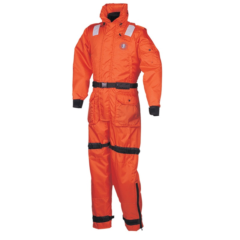 Mustang Deluxe Anti-Exposure Coverall  Work Suit – Orange – XL [MS2175-2-XL-206]