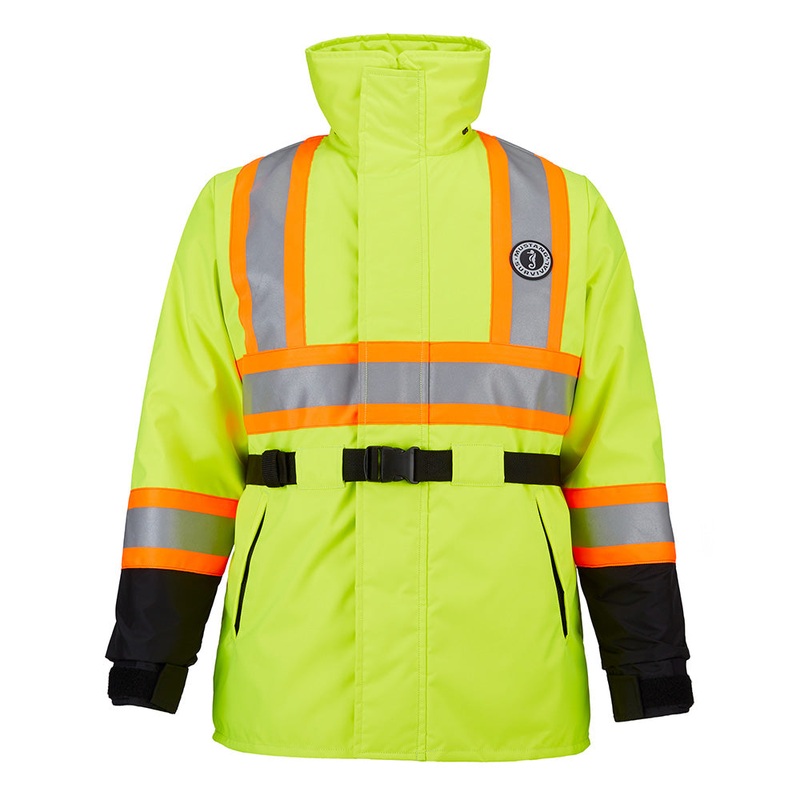 Mustang Classic Flotation Coat – Fluorescent Yellow/Green/Black – Large [MC1506T3-239-L-206]
