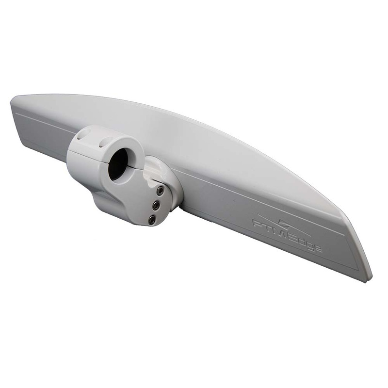 PTM Edge VX-140 Center Console Mirror w/Tube Mount – White [P13228-135PCWH01]