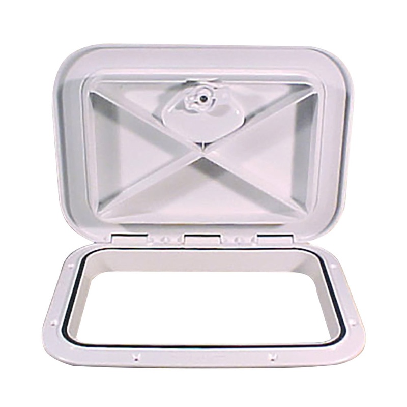 Beckson 11 x 15 Flush Hatch White – ASA Material – Acrylonitrile Styrene Acrylate [HT1115AW]