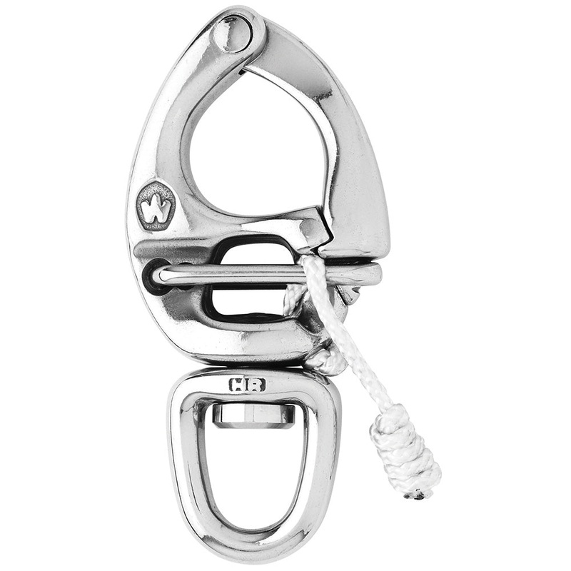 Wichard HR Quick Release Snap Shackle w/Swivel Eye – Length 2-3/4 [02673]