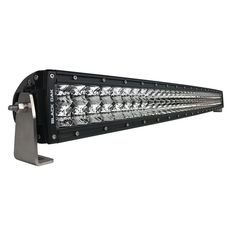 Black Oak Pro Series 3.0 Curved Double Row 40 LED Light Bar – Combo Optics – Black Housing [40CC-D5OS]