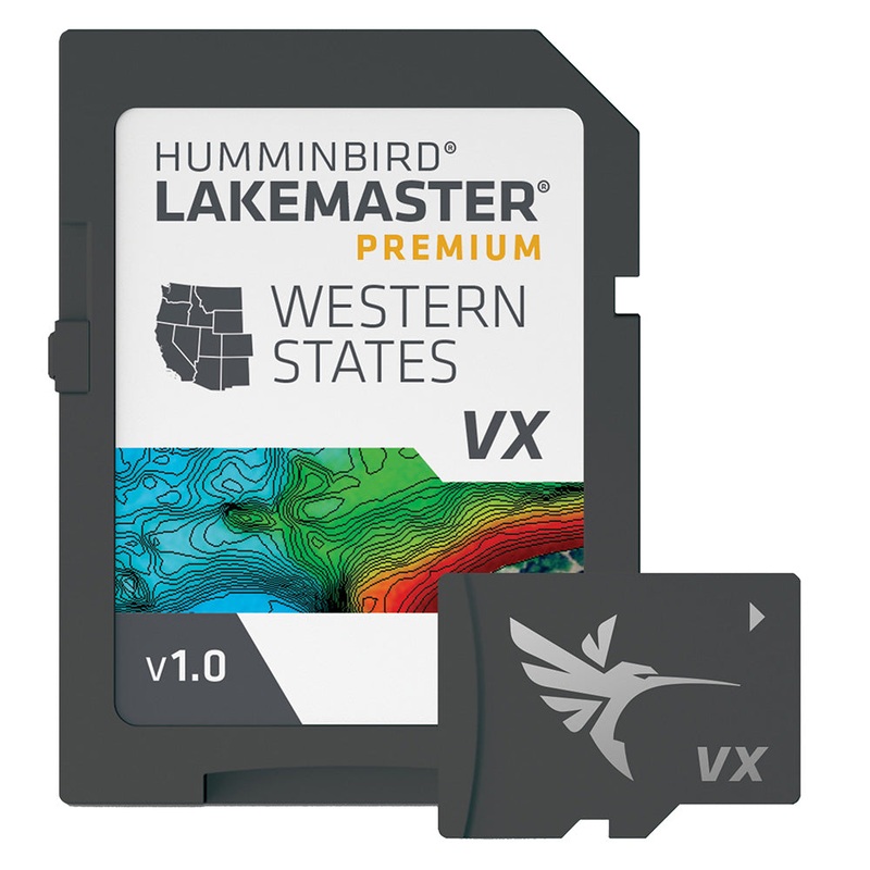 Humminbird LakeMaster VX Premium – Western States [602009-1]