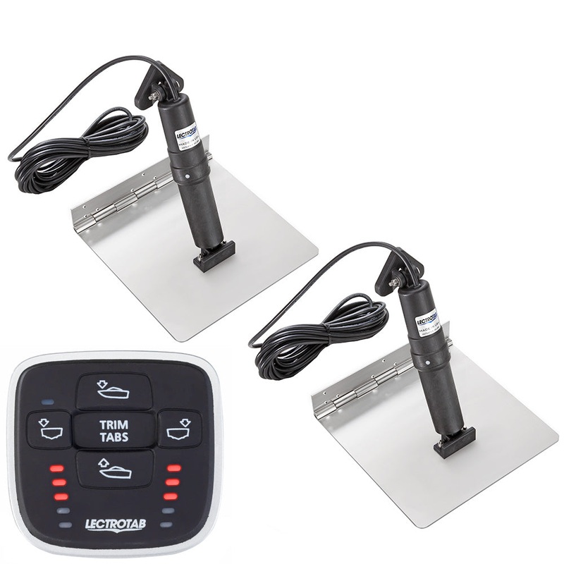 Lectrotab XKA Stainless Steel Trim Tab Kit w/MLC-1 Control – 9 x 24 [XKASML9X24]