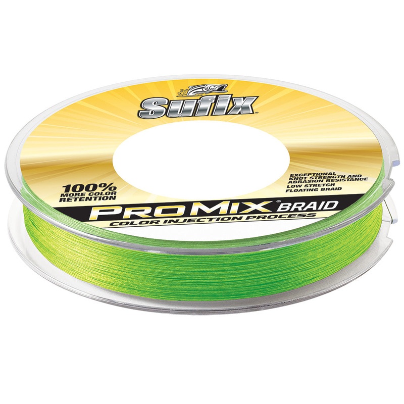 Sufix ProMix Braid – 10lb – Neon Lime – 300 yds [630-110L]