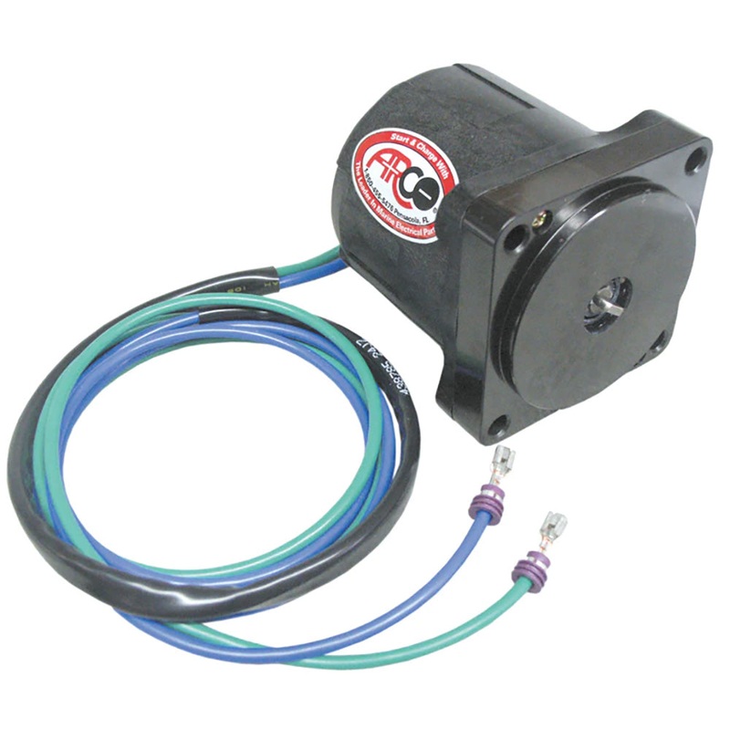 ARCO Marine Replacement Outboard Tilt Trim Motor – Johnson/Evinrude, 2-Wire, 4 Bolt, EFI [6238]