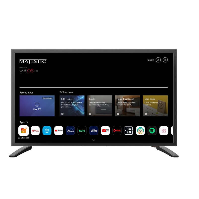 Majestic 22 12V Smart LED TV WebOS, Mirror Cast  Bluetooth – North America Only [MJSLT220U]
