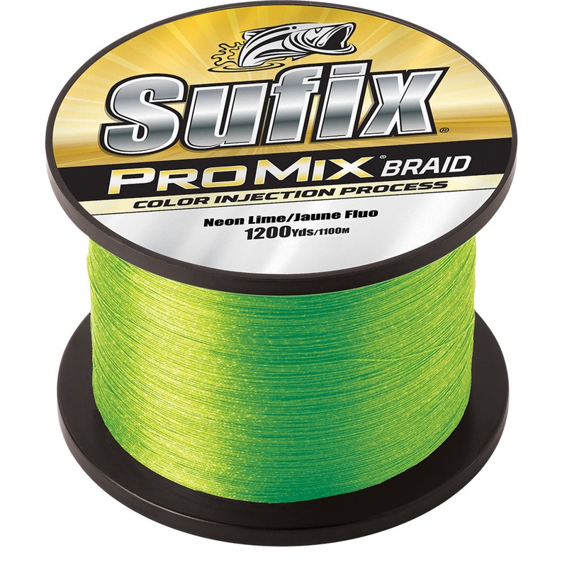 Sufix ProMix Braid – 10lb – Neon Lime – 1200 yds [630-310L]