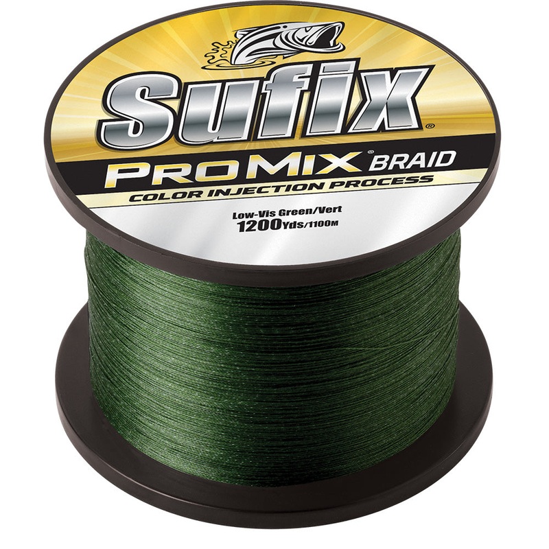 Sufix ProMix Braid – 15lb – Low-Vis Green – 1200 yds [630-315G]