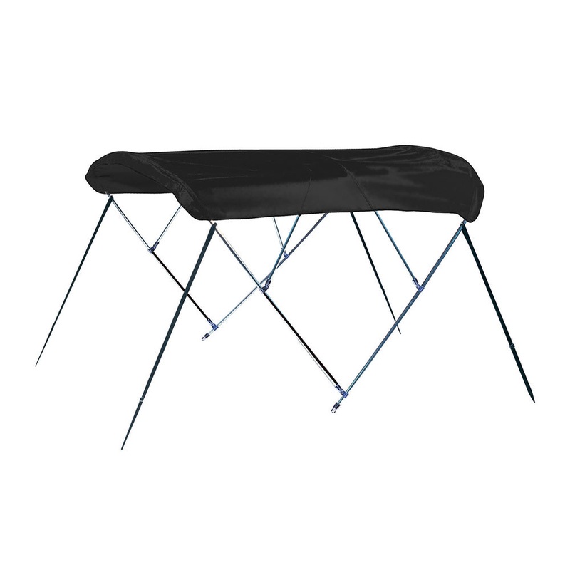 Carver 3 Bow 4669U Bimini Top with Boot – Black Acrylic