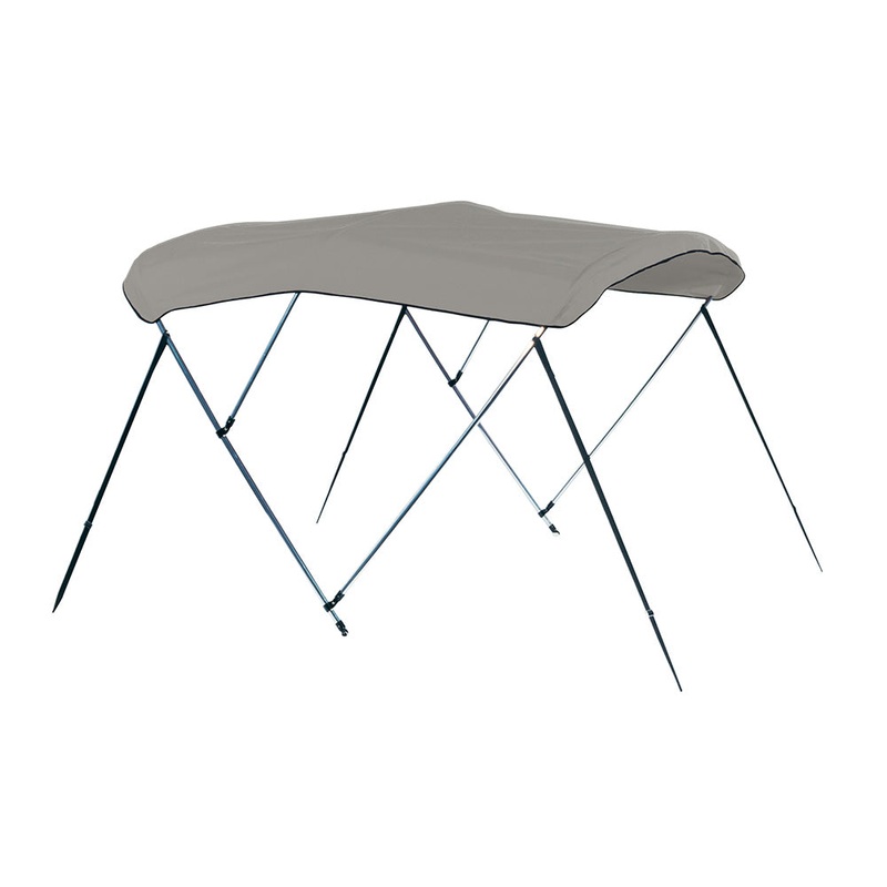 Carver 3 Bow 4669U Bimini Top with Boot – Cadet Grey Acrylic