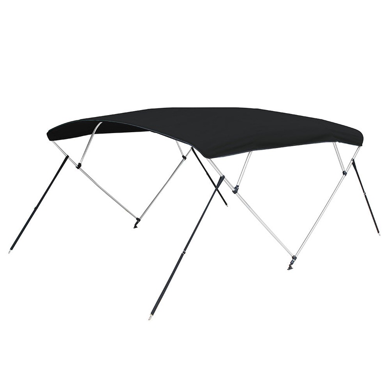 Carver 4 Bow 5487U Bimini Top with Boot – Black Acrylic