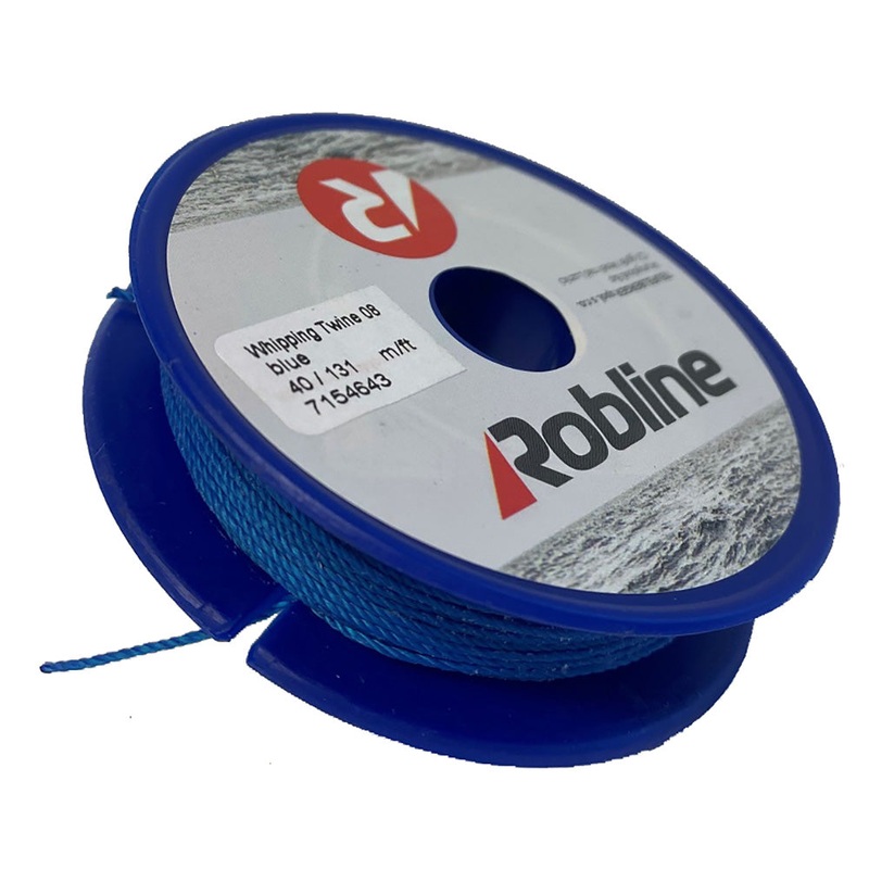 Robline Waxed Whipping Twine – 0.8mm x 40M – Blue [TYN-08BLUSP]